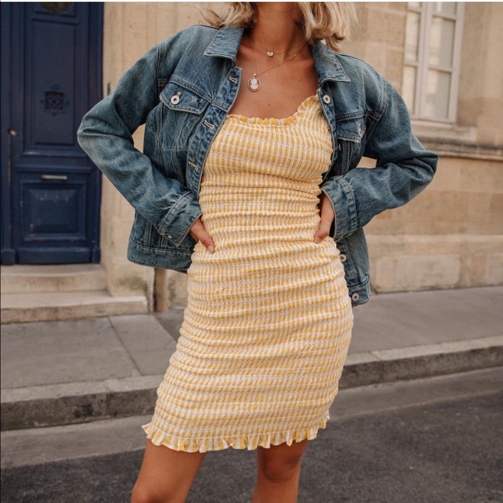 Anthropologie Sonya Smocked Dress